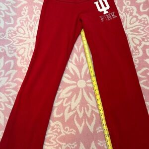 Victoria's Secret PINK Indiana Hoosiers wide leg sweatpants